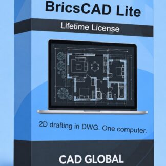 BricsCAD Lite Lifetime License box
